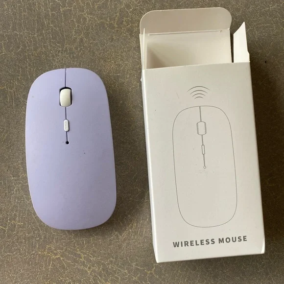 Purple Wireless Bluetooth Mouse - Picture 3 of 5